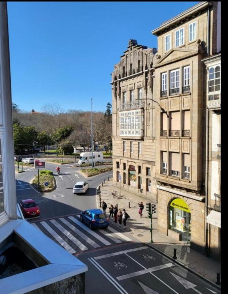 Pension El Centro Santiago de Compostela Exterior foto